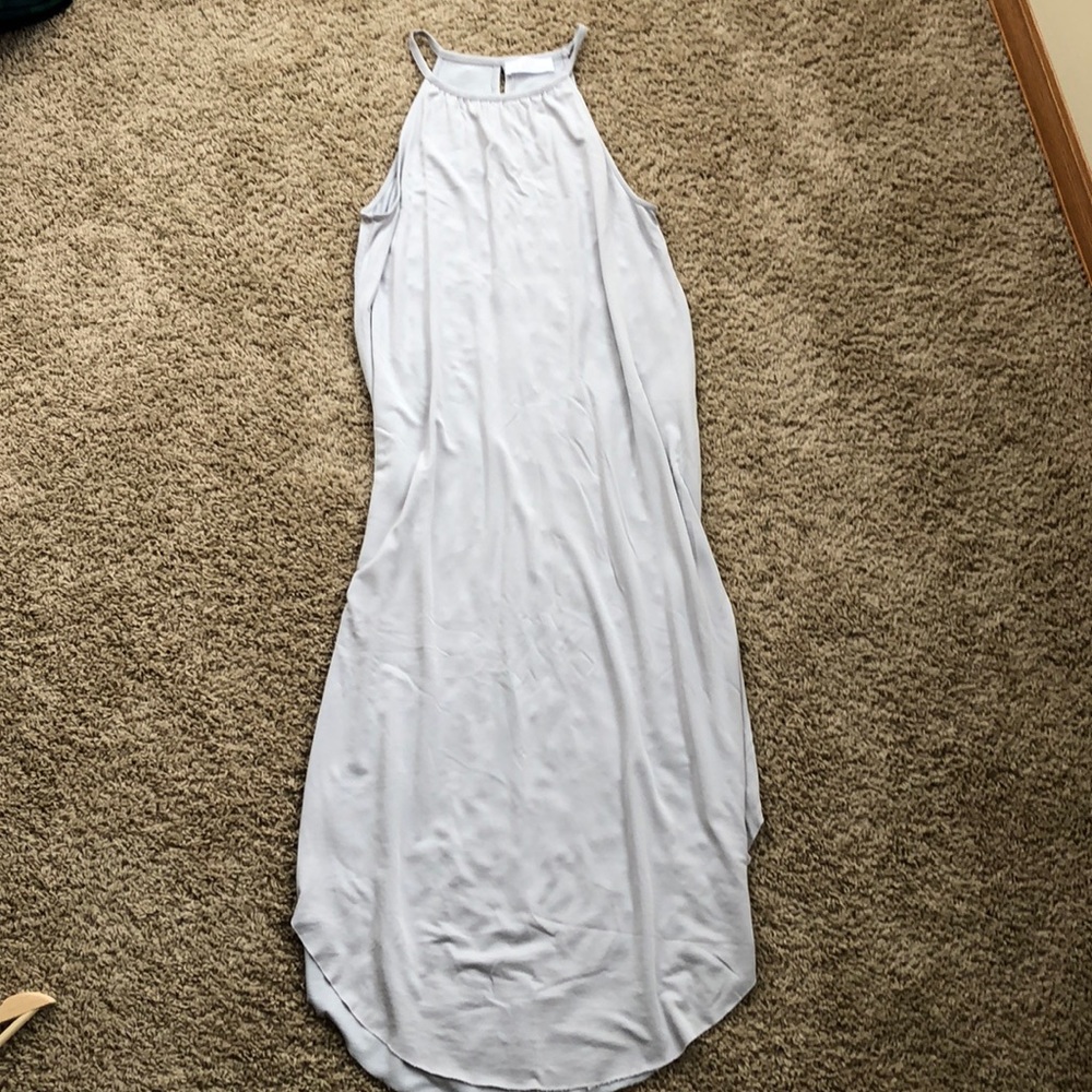 Light gray long dress
